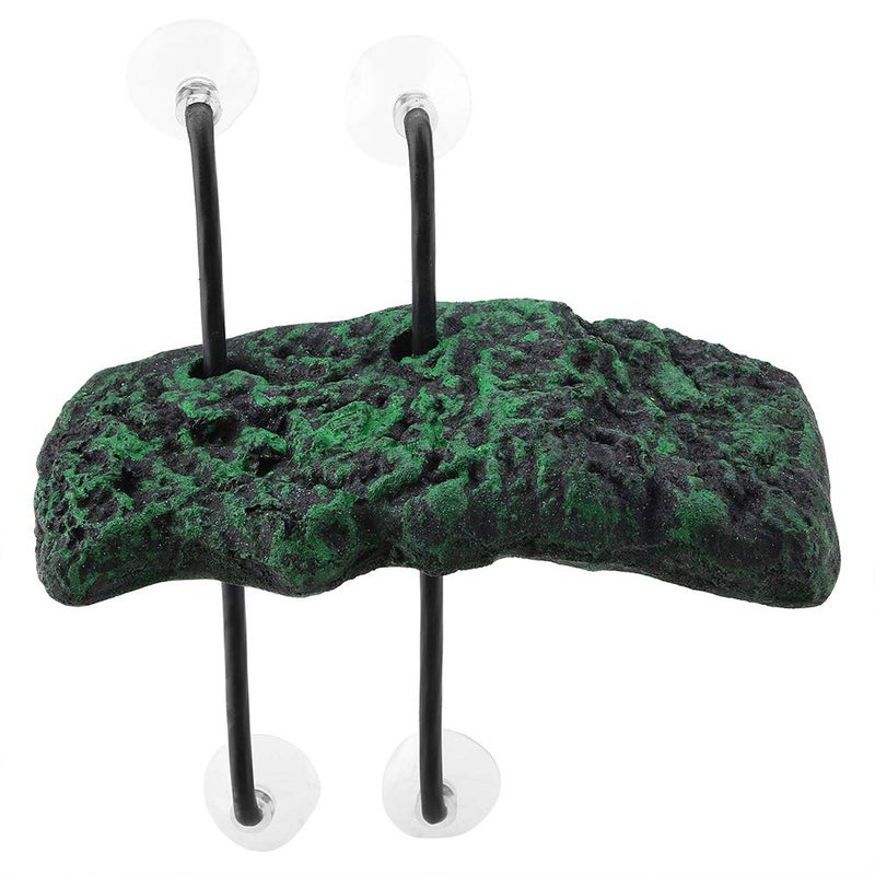 Tnfeeon Reptile Floating, Basking Stage Floating Island with Sucker Aquarium Accessory for Amphius Animals(Large) - Image 1
